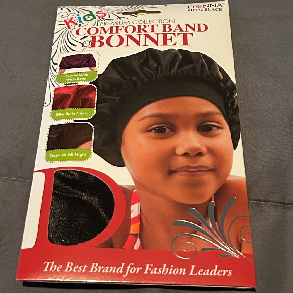Comfort Band Bonnet - Black